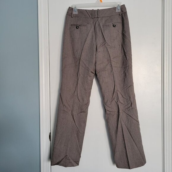 NWOT Talbots Petites Pants Women's 2 Brown 100% Wool Wide Leg Trousers Slacks - Picture 9 of 10